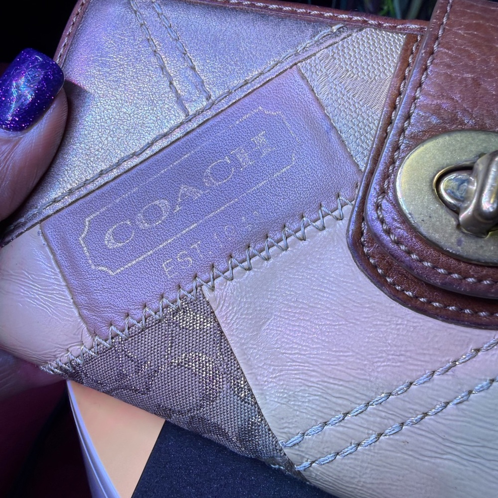 Coach Limited Edition Patchwork Wallet - image 2